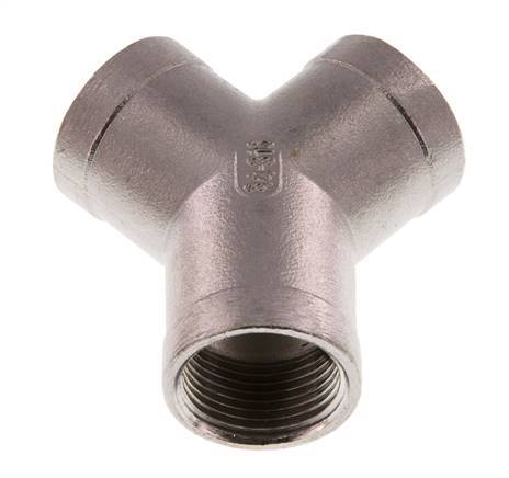 Rp 3/4'' Stainless steel Y-Piece 16 Bar