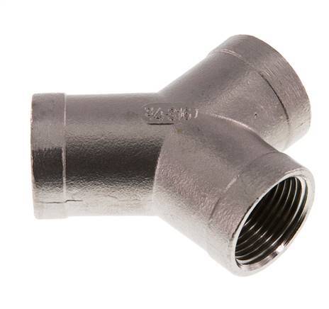 Rp 3/4'' Stainless steel Y-Piece 16 Bar