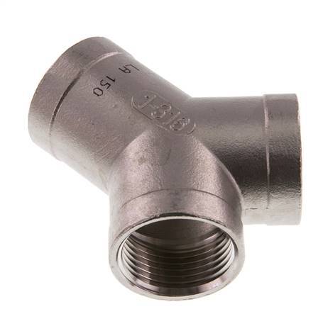 Rp 1'' Stainless steel Y-Piece 16 Bar