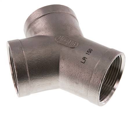 Rp 1 1/2'' Stainless steel Y-Piece 16 Bar