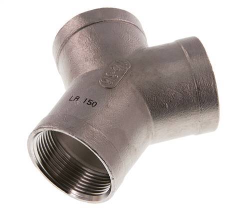 Rp 1 1/2'' Stainless steel Y-Piece 16 Bar