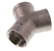 Rp 1 1/2'' Stainless steel Y-Piece 16 Bar