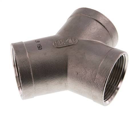 Rp 1 1/2'' Stainless steel Y-Piece 16 Bar
