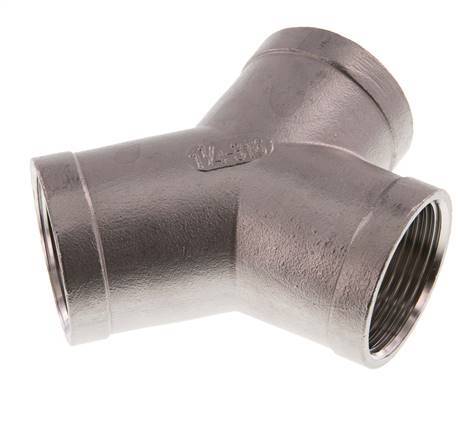 Rp 1 1/4'' Stainless steel Y-Piece 16 Bar