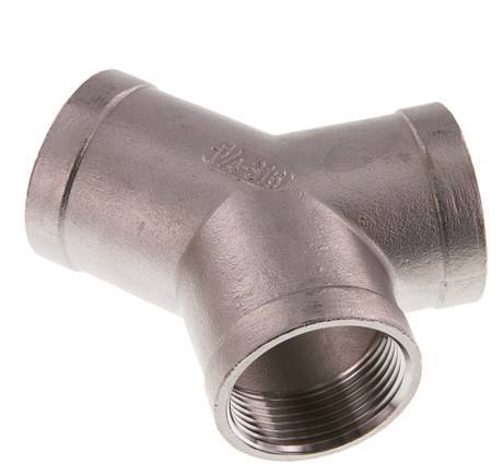 Rp 1 1/4'' Stainless steel Y-Piece 16 Bar