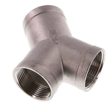 Rp 1 1/4'' Stainless steel Y-Piece 16 Bar