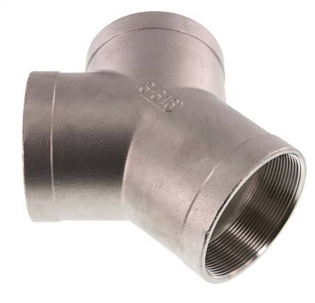 Rp 3'' Stainless steel Y-Piece 16 Bar