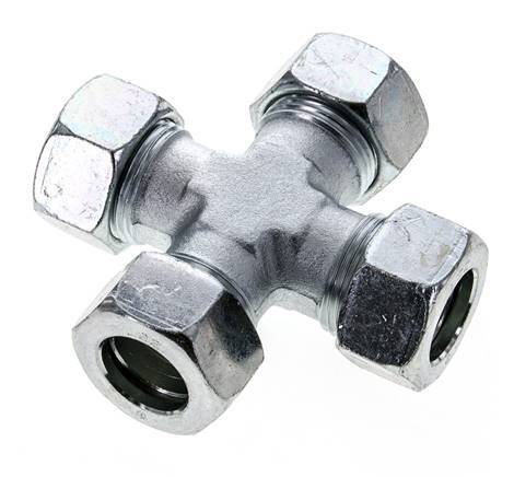 22L Zinc plated Steel Cross Cutting Ring 160 Bar DIN 2353