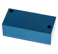 4xG 3/8'' Aluminium Distributor Block One-sided 16 Bar