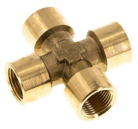 G 3/8'' Female Brass Cross 16 Bar