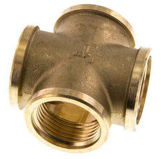 G 1'' Female Brass Cross 16 Bar