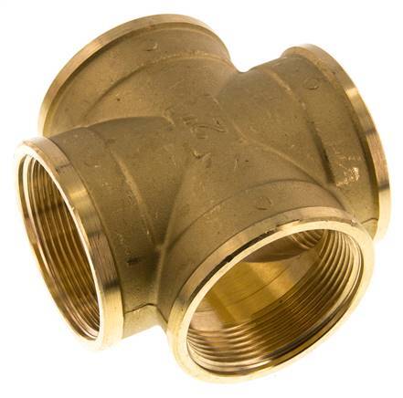 G 2'' Female Brass Cross 16 Bar
