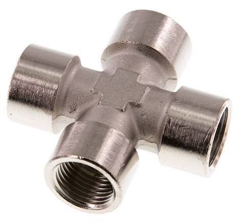 G 1/2'' FemaleNickel plated Brass Cross 16 Bar