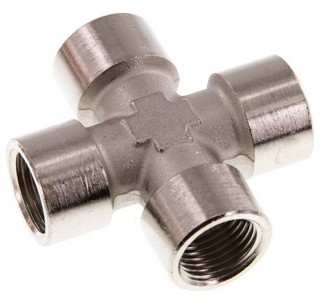 G 1/2'' FemaleNickel plated Brass Cross 16 Bar