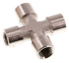 G 1/4'' FemaleNickel plated Brass Cross 16 Bar
