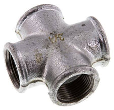 Rp 3/4'' Female Zinc plated Cast iron Cross 25 Bar