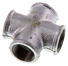 Rp 3/4'' Female Zinc plated Cast iron Cross 25 Bar