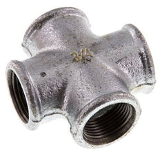 Rp 3/4'' Female Zinc plated Cast iron Cross 25 Bar