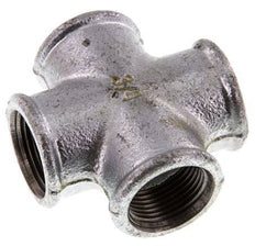 Rp 3/4'' Female Zinc plated Cast iron Cross 25 Bar