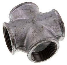 Rp 1 1/2'' Female Zinc plated Cast iron Cross 25 Bar