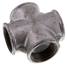 Rp 1 1/2'' Female Zinc plated Cast iron Cross 25 Bar