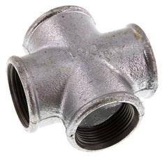 Rp 1 1/4'' Female Zinc plated Cast iron Cross 25 Bar