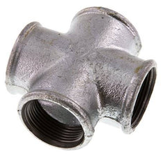 Rp 1 1/4'' Female Zinc plated Cast iron Cross 25 Bar