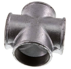 Rp 2 1/2'' Female Zinc plated Cast iron Cross 25 Bar
