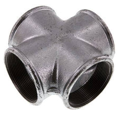 Rp 2 1/2'' Female Zinc plated Cast iron Cross 25 Bar