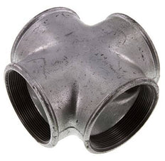 Rp 3'' Female Zinc plated Cast iron Cross 25 Bar