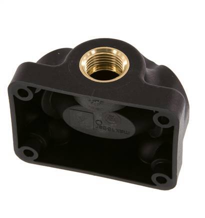 G 1/2'' Plastic Wall Mounted 4-way Air Junction without through-hole 15 Bar