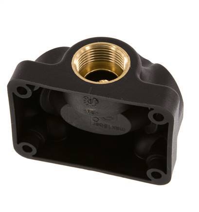 G 3/4'' x G 1/2'' Plastic Wall Mounted 4-way Air Junction without through-hole 15 Bar