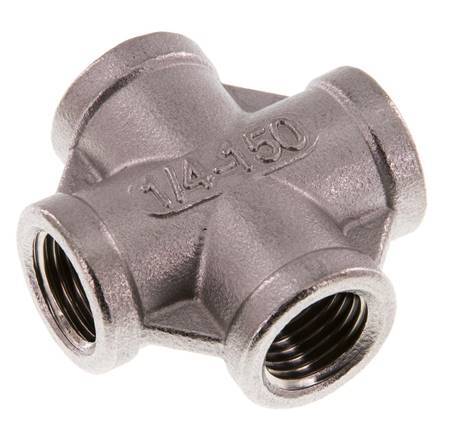 Rp 1/4'' Female Stainless steel Cross 16 Bar