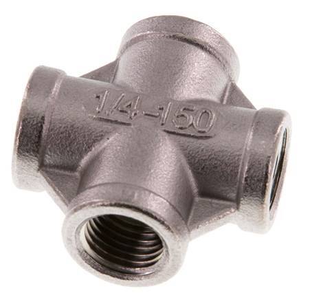 Rp 1/4'' Female Stainless steel Cross 16 Bar