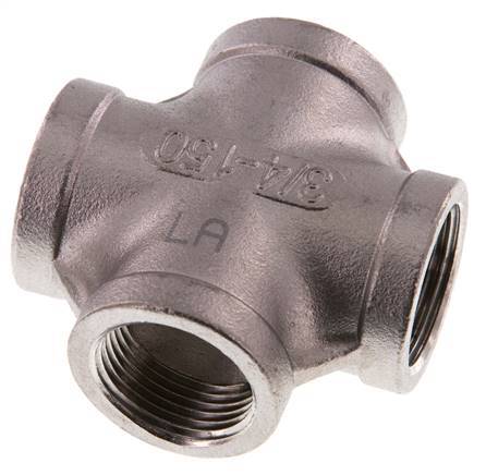 Rp 3/4'' Female Stainless steel Cross 16 Bar