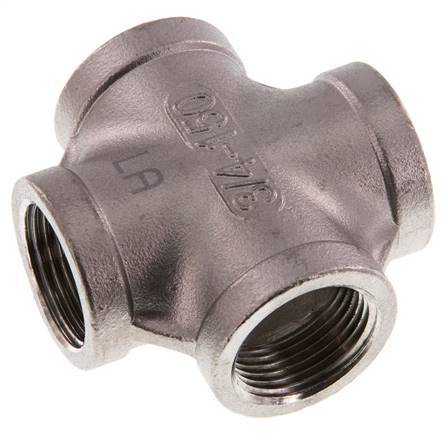 Rp 3/4'' Female Stainless steel Cross 16 Bar