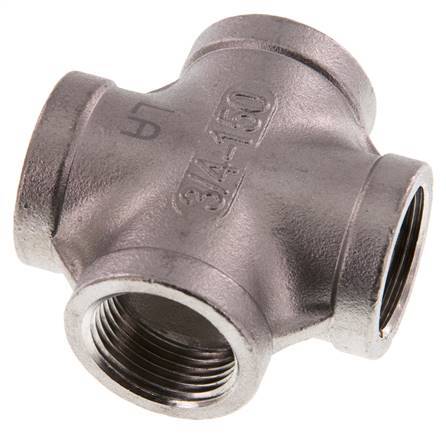 Rp 3/4'' Female Stainless steel Cross 16 Bar