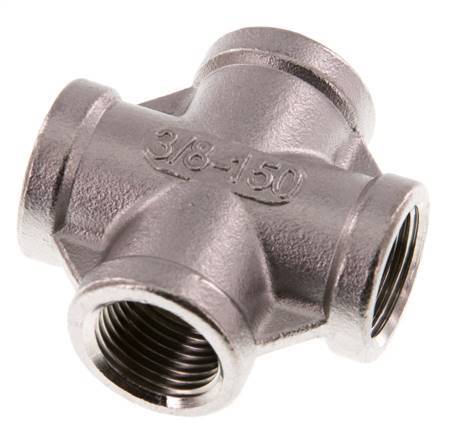 Rp 3/8'' Female Stainless steel Cross 16 Bar
