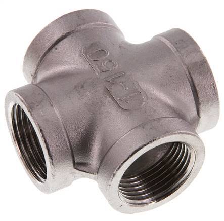 Rp 1'' Female Stainless steel Cross 16 Bar