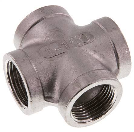 Rp 1'' Female Stainless steel Cross 16 Bar