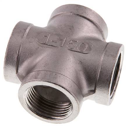 Rp 1'' Female Stainless steel Cross 16 Bar
