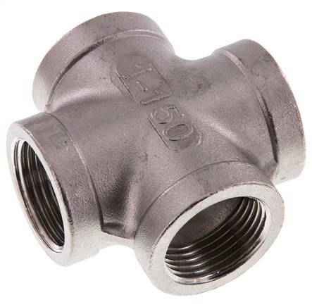Rp 1'' Female Stainless steel Cross 16 Bar