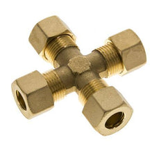 12mm Brass Cross Compression Fitting DIN EN 1254-2