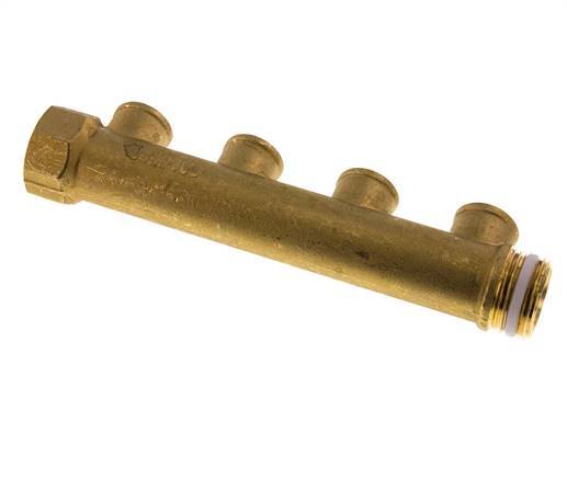 G 1'' x 4xG 1/2'' F/M/F Brass Distributor pipes 10 Bar