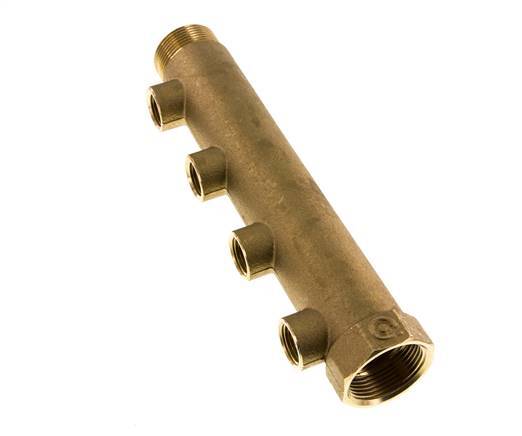 G 1 1/4'' x 4xG 1/2'' F/M/F Brass Distributor pipes 10 Bar