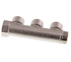 G 3/4'' x 3xG 1/2'' F/M/F Nickel plated Brass Distributor pipes 10 Bar