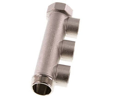 G 3/4'' x 3xG 1/2'' F/M/F Nickel plated Brass Distributor pipes 10 Bar