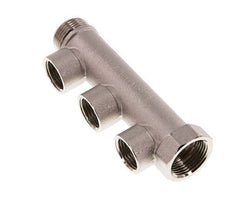 G 3/4'' x 3xG 1/2'' F/M/F Nickel plated Brass Distributor pipes 10 Bar