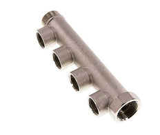 G 3/4'' x 4xG 1/2'' F/M/F Nickel plated Brass Distributor pipes 10 Bar