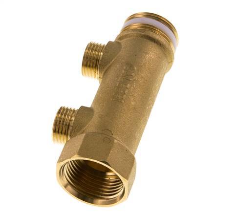 G 1'' x 2xG 1/2'' F/M/M Brass Distributor pipes 10 Bar